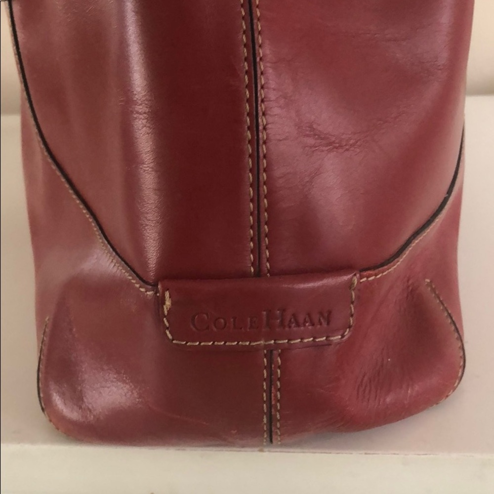 Cole Haan Red Leather Purse - Picture 2 of 6